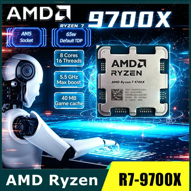 Amd Cpu Ryzen 7 - Procesor AMD Ryzen 7 9700X 3.8GHz