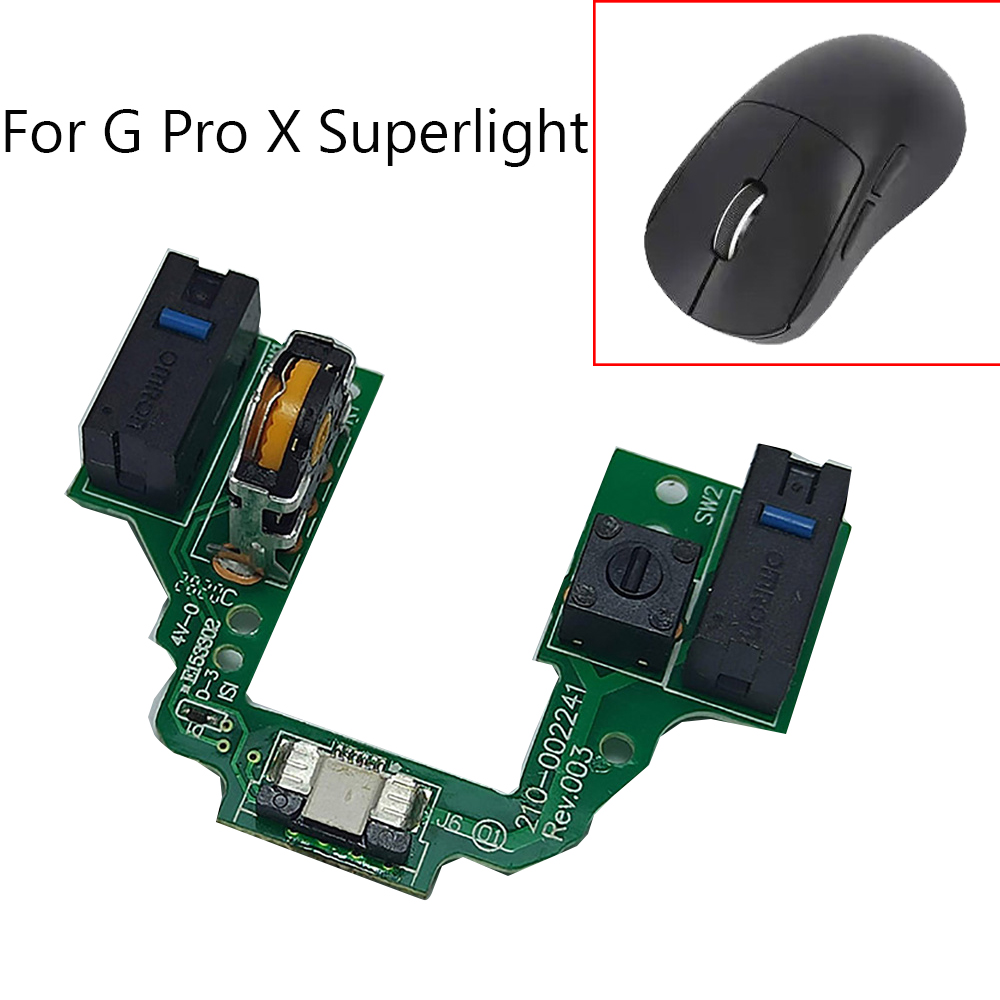 Logitech Mouse G Pro X Superlight - Zamienny mikroprzełącznik przycisku myszy, klawisz, płytka
