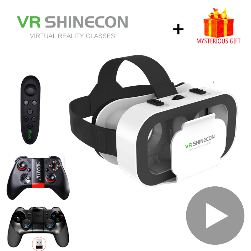 Vr Headset Pc - VR Shinecon kask okulary 3D wirtualna