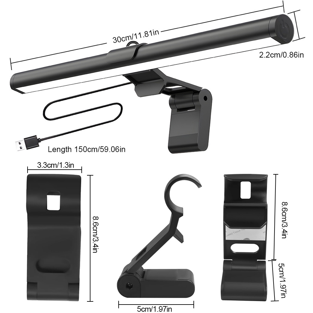 Pc Gaming Desk - Lampa na monitor komputera stacjonarnego, wisząca