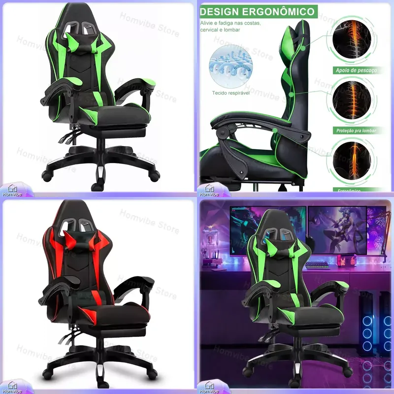Pc Gaming Desk - Ergonomiczne krzesło gamingowe z wysokim oparciem