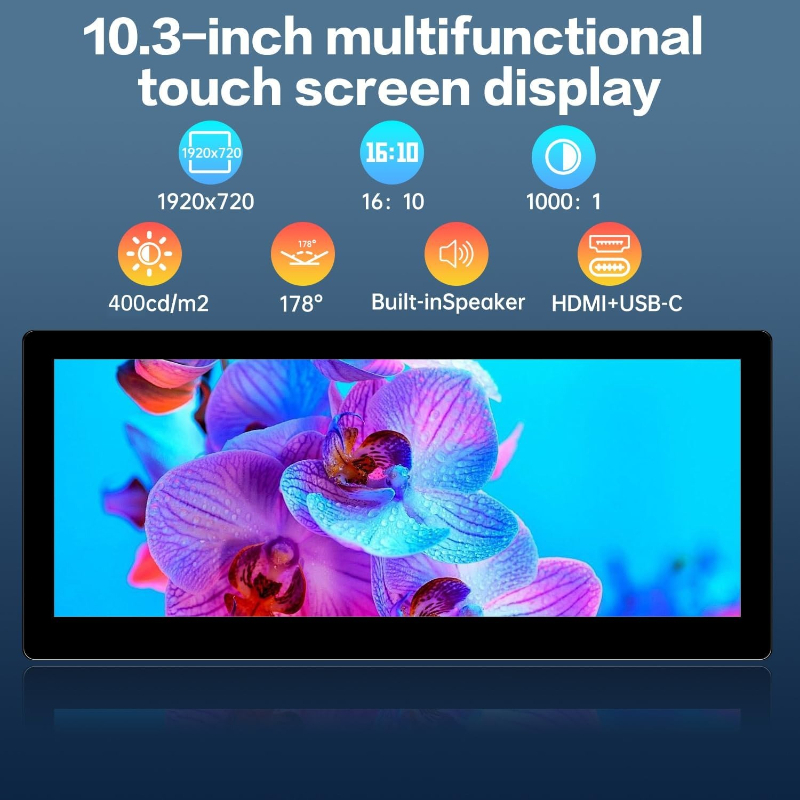 10,3-calowy mały monitor dotyk – Pc Gaming On Mobile recenzja i cena