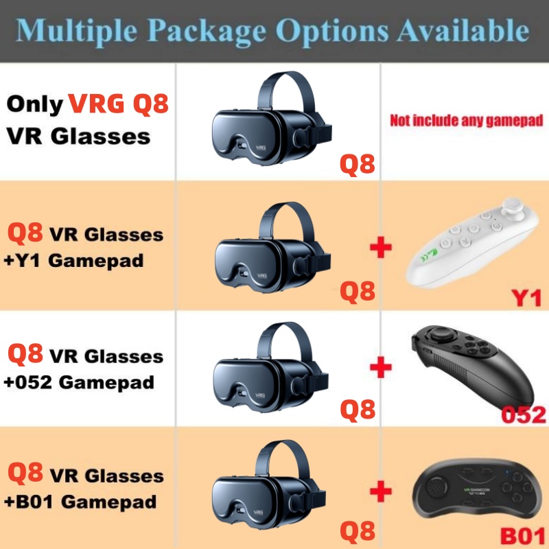 Okulary VRG Q8 do wirtualnej r – Vr Headset Pc recenzja i cena