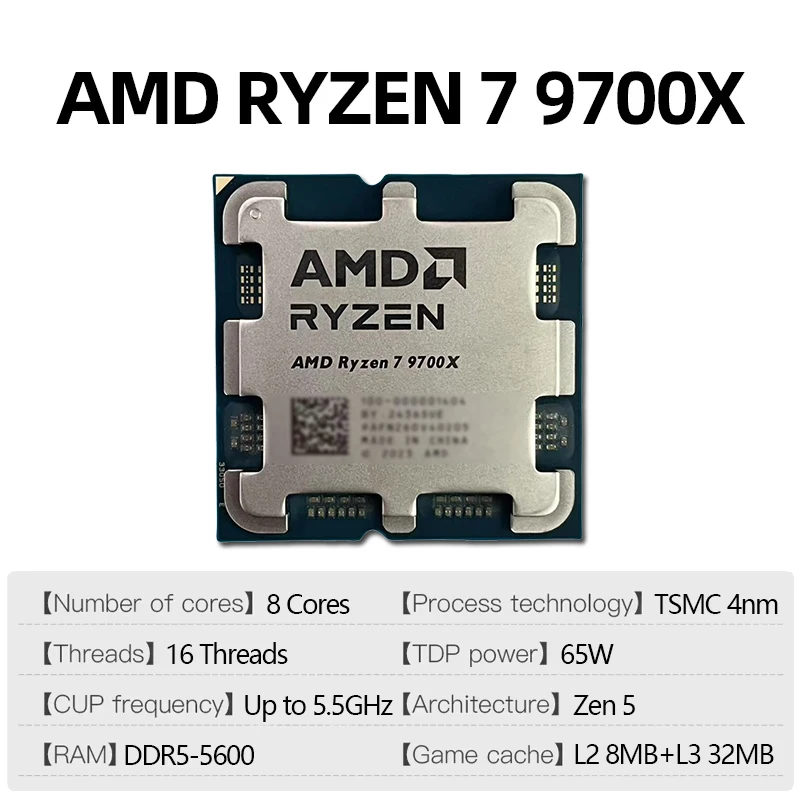 AMD Ryzen 7 9700X AMD R7 9700X – Amd Cpu Ryzen 7 recenzja i cena