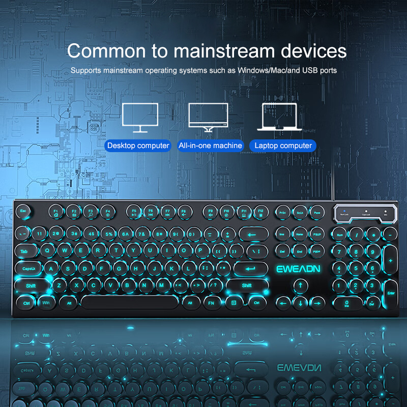 Klawiatura do gier EWEADN typu – Pc Gaming Keyboard recenzja i cena