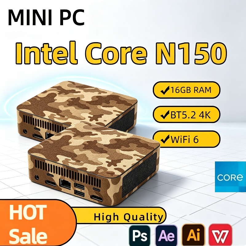 Kompaktowy Mini PC Intel N150  – Pc Gaming Gta 6 recenzja i cena