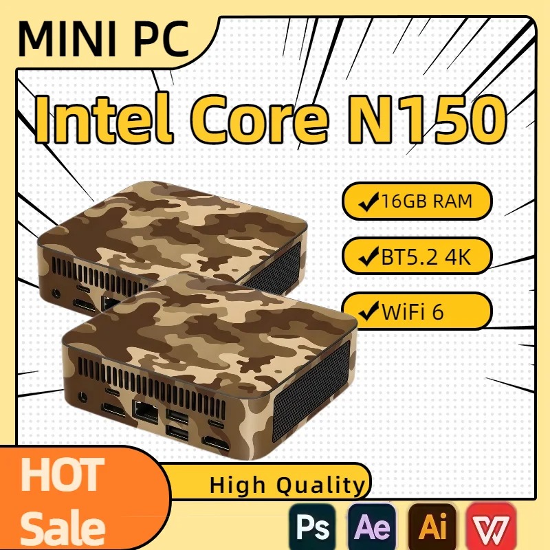 Kompaktowy Mini PC Intel N150  – Pc Gaming Gta 6 recenzja i cena