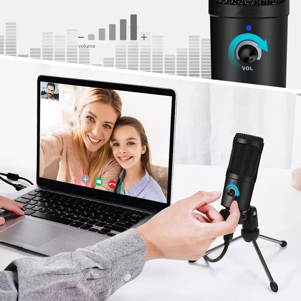 Mikrofon pojemnościowy USB Mik – Pc Gaming Youtube recenzja i cena