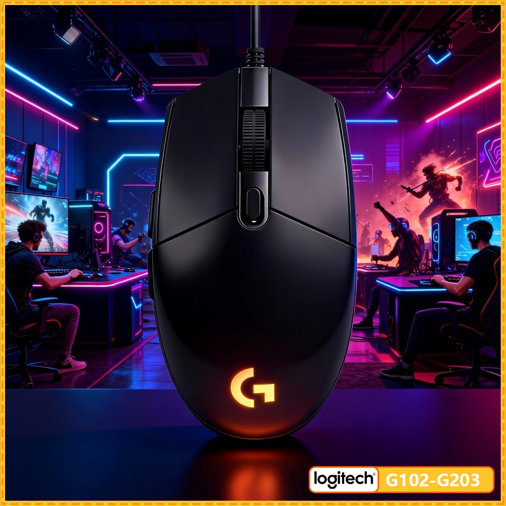 Przewodowa mysz gamingowa RGB  – Logitech Mouse G203 recenzja i cena