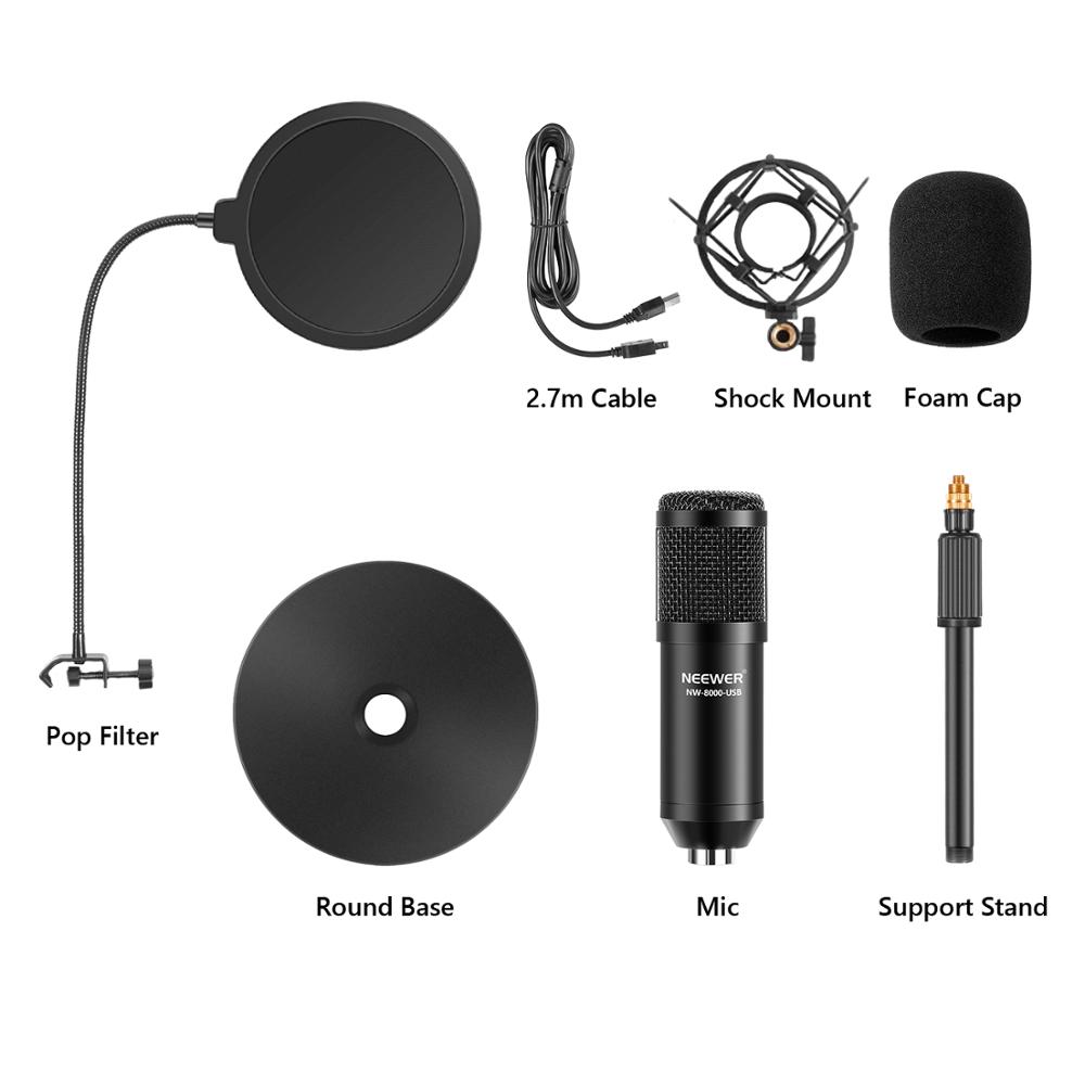 Zestaw mikrofonu USB Neewer -  – Pc Gaming Youtube recenzja i cena